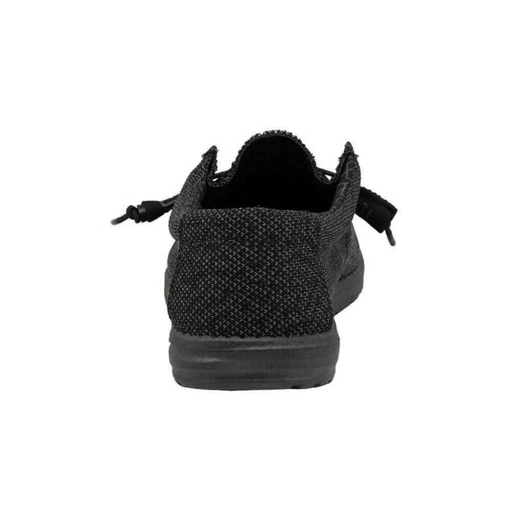 Hey Dude Men's Wally Sox Micro Total Black Shoes 150204942 7 Hey Dude Men's Wally Sox Micro Total Black Shoes 150204942 - Image 7