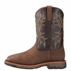Ariat® Men's Workhog H2O Bruin Brown/Coffee Waterproof Boot 10017436 -Ariat Style 57 fa03e6a8 f331 4477 875d 3856eb39161a