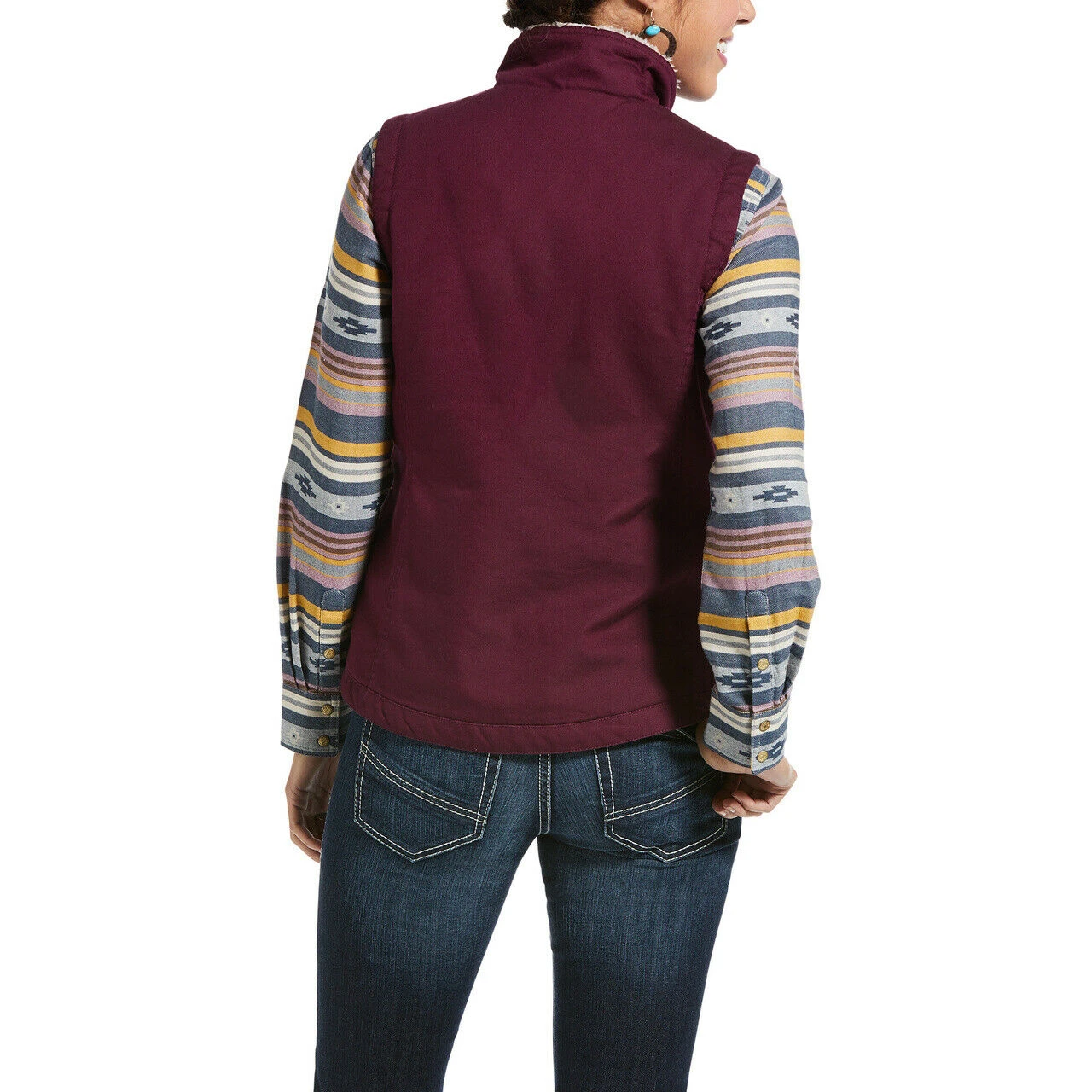 Ariat® Ladies Winetasting REAL Outlaw Vest 10033008 2 Ariat® Ladies Winetasting REAL Outlaw Vest 10033008 - Image 2