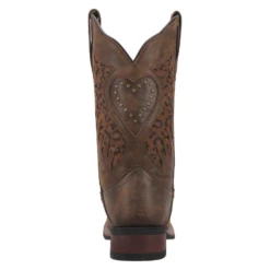 Laredo® Ladies Emmylou Leopard Print Inlay Brown Western Boots 5889 8 Laredo® Ladies Emmylou Leopard Print Inlay Brown Western Boots 5889 -Ariat Style 5889d