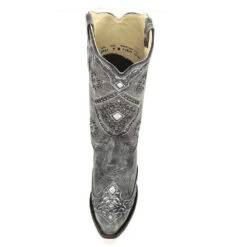 Corral Boots Corral Ladies Brandy Grey Black& Silver Glitter Inlay Boots A2963 -Ariat Style 6 min 8b134418 58b6 420d afad 4fc5784c4d0a