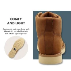 Wrangler Men's 6" Lace-Up Rugged Brown Wedge Work Boots KMQ0004 -Ariat Style 61xmNFqfdIL. AC UL1500