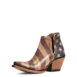 Ariat Ladies Dixon Old Patriot Snip Toe Booties 10040293 -Ariat Style 654654