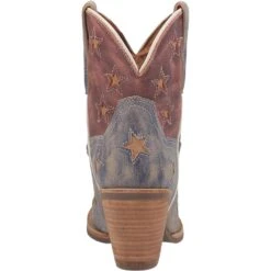 Dingo Ladies Liberty Stars Red & Blue Snip Toe Booties DI769 -Ariat Style 769 4