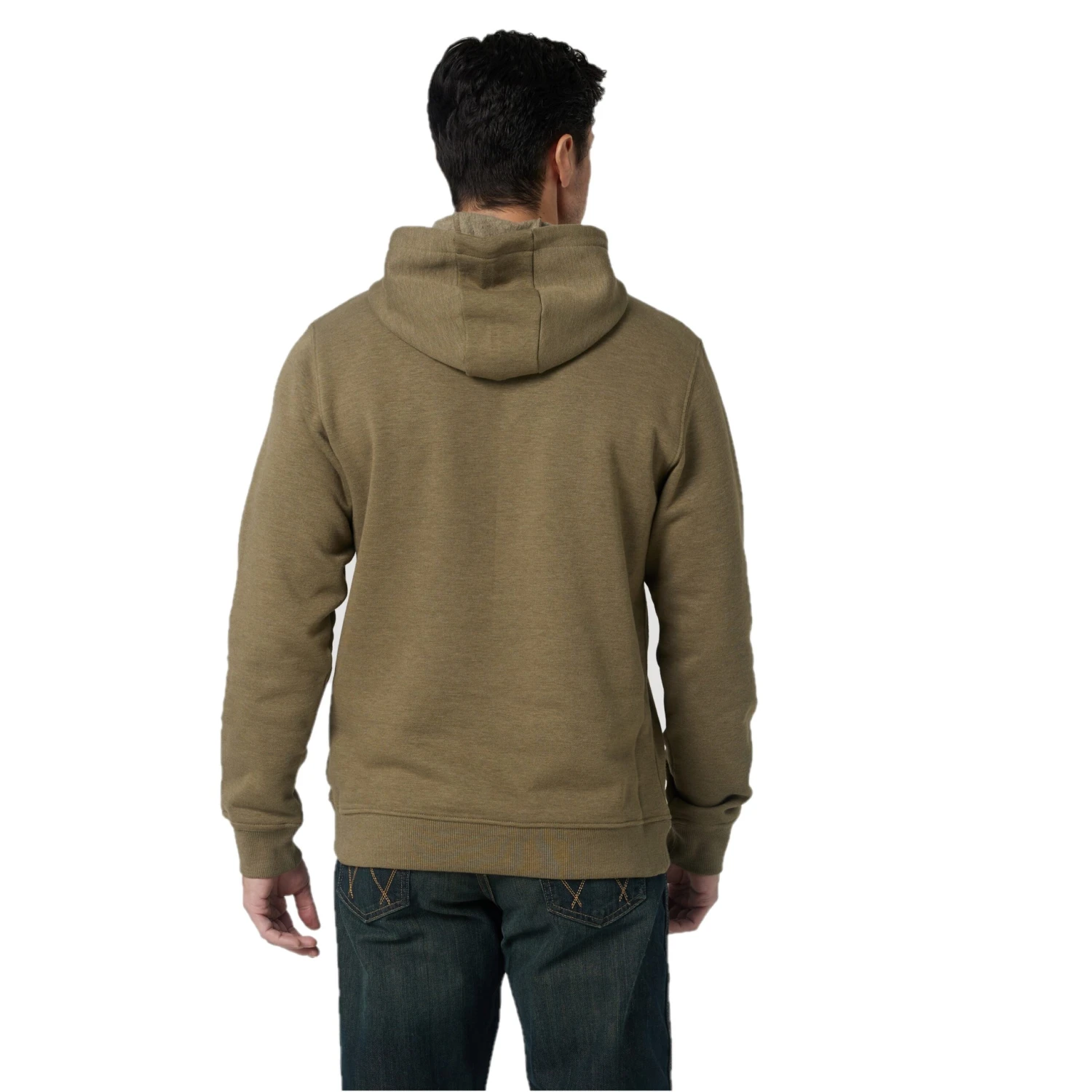 Wrangler® Men's BH Burnt Olive Pullover Hoodie 112319201 2 Wrangler® Men's BH Burnt Olive Pullover Hoodie 112319201 - Image 2