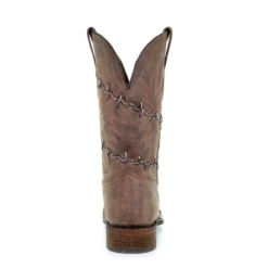 Corral Boots Corral® Men's Brown Woven Barbed Wire Design Square Toe Boots A3532 6 Corral Boots Corral® Men's Brown Woven Barbed Wire Design Square Toe Boots A3532 -Ariat Style A3532c