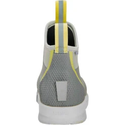XTRATUF Ladies Ankle Deck Sport Gray & Yellow Boots ADSW-108 -Ariat Style ADSW108 4 EXTRALARGE