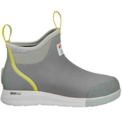 XTRATUF Ladies Ankle Deck Sport Gray & Yellow Boots ADSW-108 -Ariat Style ADSW108 8 EXTRALARGE