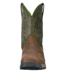 Ariat® Men's Rebar Flex Western H2O Rye Brown & Green Boots 10021485 -Ariat Style Ariat 10021485 2