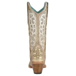 Corral Boots Corral® Ladies Bone White & Gold Studded Western Boots C3895 5 Corral Boots Corral® Ladies Bone White & Gold Studded Western Boots C3895 -Ariat Style C3895d