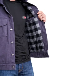 Kimes Ranch® Men's Marshall Trucker Canvas Pewter Jacket CMJ-PR -Ariat Style CMJ PR 3