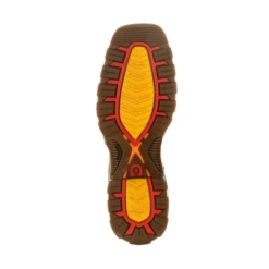 Durango® Men's 11" Western Chocolate & White Square Toe Boots DDB0302 -Ariat Style DDB0302e