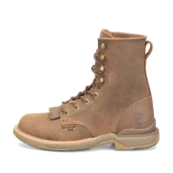 Double H® Men's 8" U Toe Lacer Medium Brown Work Boots DH5394 -Ariat Style DH5394b