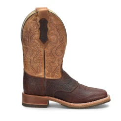 Double H® Men's 11" Wide Square Toe Roper Talache Brown Work Boots DH8305 -Ariat Style DH8305B