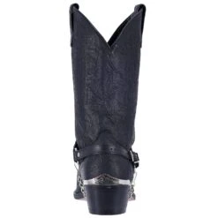 Dan Post Dingo Men's Suiter Black Leather Harness Boots DI02175 -Ariat Style DI02175 4