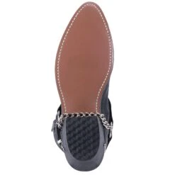 Dan Post Dingo Men's Suiter Black Leather Harness Boots DI02175 -Ariat Style DI02175 6