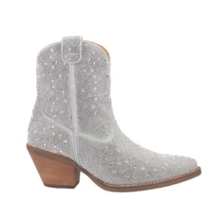Dingo® LadiesCowgirl Silver Booties DI577-GY6 -Ariat Style DI577 GY6c