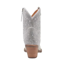 Dingo® LadiesCowgirl Silver Booties DI577-GY6 -Ariat Style DI577 GY6d