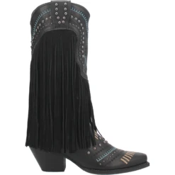 Dingo® Ladies Black Gypsy Fringe Boot DI737-BK -Ariat Style DI737 BK 1