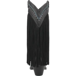 Dingo® Ladies Black Gypsy Fringe Boot DI737-BK -Ariat Style DI737 BK 3