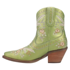 Dingo Ladies Primrose Metallic Green Snip Toe Boots DI748-MNT -Ariat Style DI748 MNTc