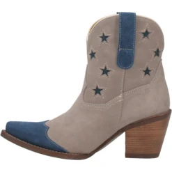 Dingo® Ladies Grey Glory Fringe Bootie DI767-GY 9 Dingo® Ladies Grey Glory Fringe Bootie DI767-GY -Ariat Style DI767 GY 2