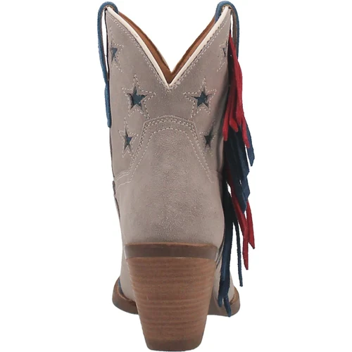 Dingo® Ladies Grey Glory Fringe Bootie DI767-GY 6 Dingo® Ladies Grey Glory Fringe Bootie DI767-GY - Image 6