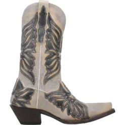 Dan Post® Ladies Ndulgence Black And White Western Boots DP4347-BK -Ariat Style DP4347 BK 3