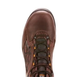 Ariat Men's Rebar Flex 6" H2O Dark Brown Composite Toe Work Boots 10025006 -Ariat Style F18 MNS Rebar Flex H2O Simmons 10025006 top