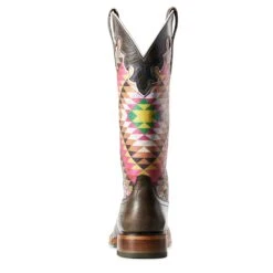 Ariat Ladies Eye Dazzler Aztec & Iron Grey Fonda Boots 10029709 -Ariat Style F19 WMS WEST Couto 10029709 heel