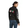 Ariat® Ladies New Team Black USA & Mexico Softshell Jacket 10043236