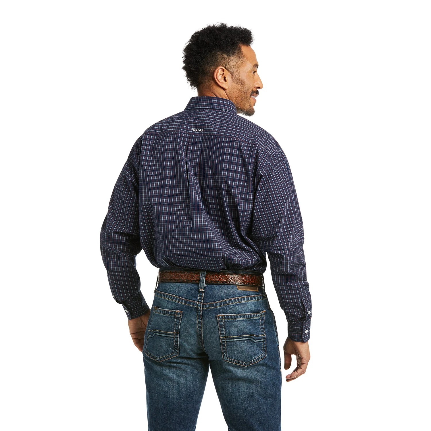 Ariat® Men's Pino Classic Long Sleeve Old Navy Shirt 10037051 2 Ariat® Men's Pino Classic Long Sleeve Old Navy Shirt 10037051 - Image 2