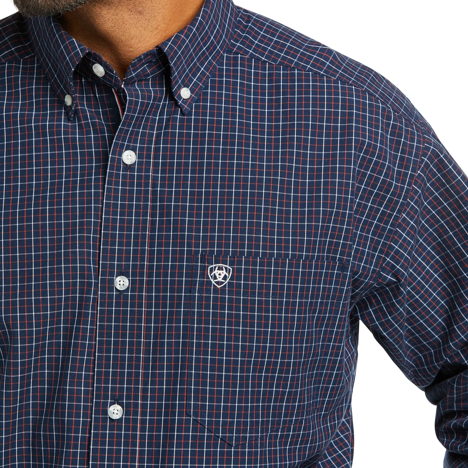 Ariat® Men's Pino Classic Long Sleeve Old Navy Shirt 10037051 3 Ariat® Men's Pino Classic Long Sleeve Old Navy Shirt 10037051 - Image 3