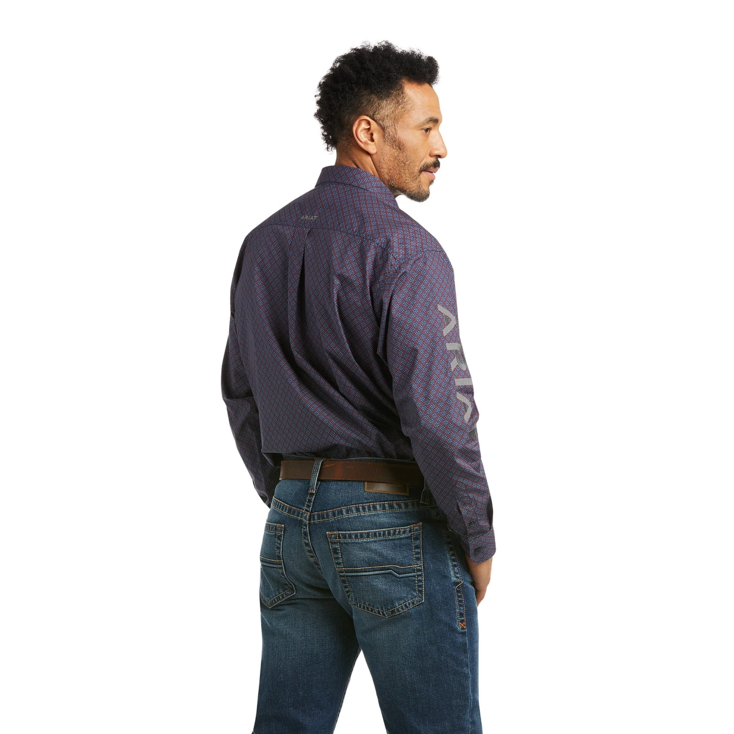 Ariat® Men's Team Ranger Long Sleeve Service Navy Shirt 10037066 2 Ariat® Men's Team Ranger Long Sleeve Service Navy Shirt 10037066 - Image 2