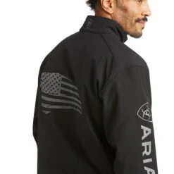 Ariat Men's Logo 2.0 Patriot Black Concealed Carry Jacket 10037439 7 Ariat Men's Logo 2.0 Patriot Black Concealed Carry Jacket 10037439 -Ariat Style F21 MNS WEST 10037439 detail01 1