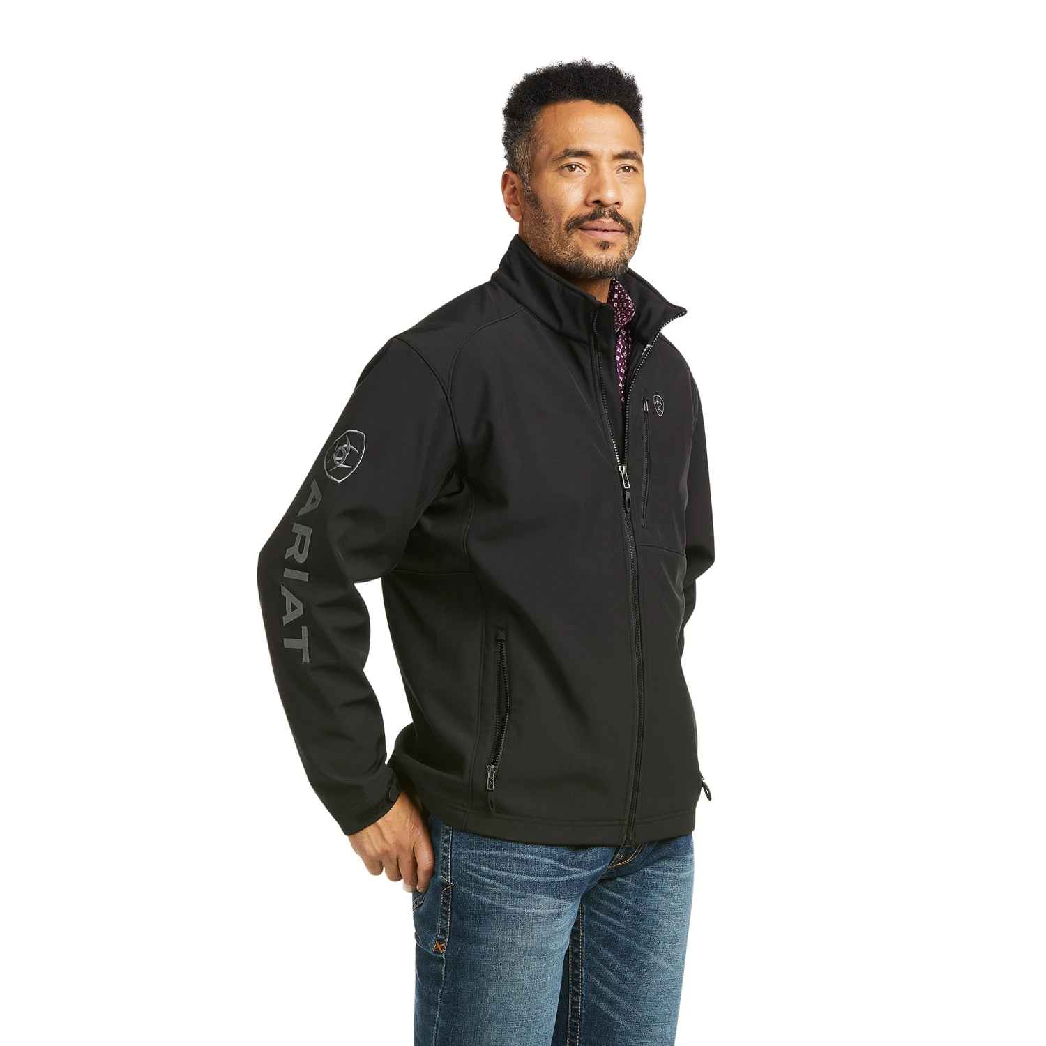 Ariat Men's Logo 2.0 Patriot Black Concealed Carry Jacket 10037439 1 Ariat Men's Logo 2.0 Patriot Black Concealed Carry Jacket 10037439