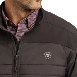 Ariat Men's Elevation Espresso Insulated Softshell Jacket 10037521 -Ariat Style F21 MNS WEST 10037521 detail02 1