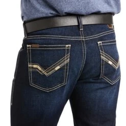 Ariat® Men's M7 Fairbanks Rocker Stretch Straight Leg Jeans 10037964 6 Ariat® Men's M7 Fairbanks Rocker Stretch Straight Leg Jeans 10037964 -Ariat Style F21 MNS WEST 10037964 detail02