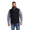 Ariat Men's Vernon Vent Black And Grey Softshell Vest 10038498