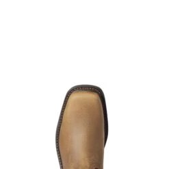 Ariat Men's Rambler Work Edge Earth Brown Square Steel Toe Boots 10035882 -Ariat Style F21 MNS WORK 10035882 toe