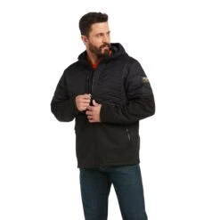 Ariat® Men's Rebar Cloud 9 Insulated Black Jacket 10037509