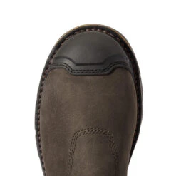 Ariat Men's Stump Jumper Pull-On Composite Toe Coffee Boots 10038282 -Ariat Style F21 MNS WORK 10038282 toe