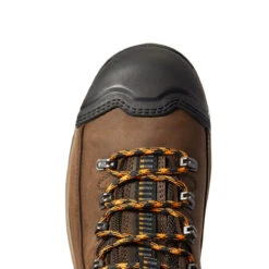 Ariat Men's Endeavor 8" H2O Carbon Toe Chocolate Brown Boots 10038373 -Ariat Style F21 MNS WORK 10038373 toe