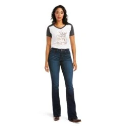 Ariat® Ladies R.E.A.L.™ Ballary Slim High Rise Boot Cut Jeans 10036813 -Ariat Style F21 WEST WMS 10036813 full