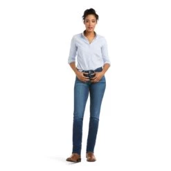 Ariat® R.E.A.L.™ Perfect Rise Abby Straight Leg Jeans 10036814 -Ariat Style F21 WEST WMS 10036814 full