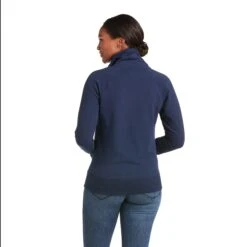 Ariat Ladies Team Logo Navy Full Zip Sweatshirt 10037512 -Ariat Style F21 WMS ENGL 10037512 back 2