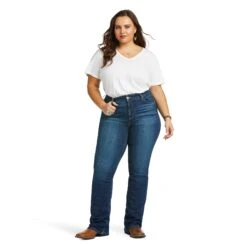 Ariat® R.E.A.L.™ Perfect Rise Abby Straight Leg Jeans 10036814 -Ariat Style F21 WMS WEST 10036814 full plus