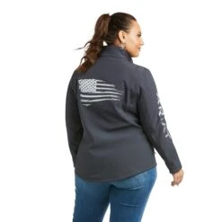 Ariat Ladies Team Patriot Concealed Carry India Ink Jacket 10037438 -Ariat Style F21 WMS WEST 10037438 back plus