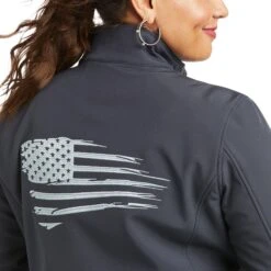 Ariat Ladies Team Patriot Concealed Carry India Ink Jacket 10037438 -Ariat Style F21 WMS WEST 10037438 detail01 plus