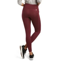 Ariat Ladies Tek Windsor Wine Embossed Compression Tights 10037440 -Ariat Style F21 WMS WEST 10037440 back